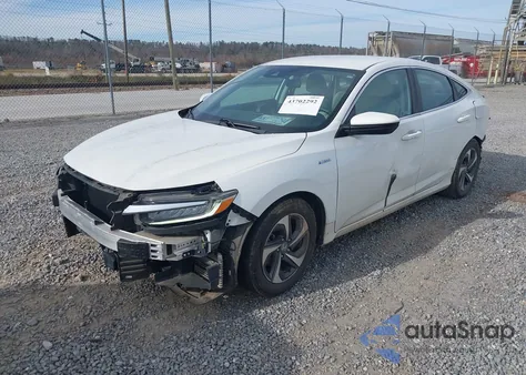 2019 Honda Insight Ex z USA, uszkodzony, nr VIN 19XZE4F59KE025718